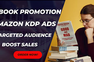 do ebook promotion to 900k reader with kdp ad foryour book and get read purchase