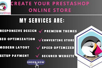 setup your prestashop online store,prestashop product listing, bug fix, rank SEO