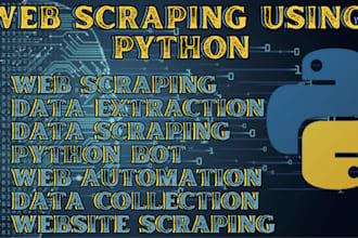 do python web automation bot web scraping data extraction ai ocr python script