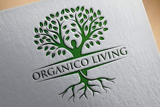 design modern agriculture, landscape and lawn care logo