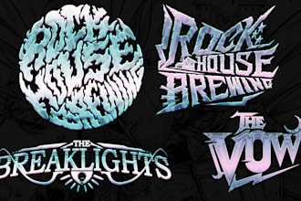 create band logo rock trash metal punk hardcore stoner