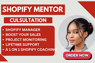 be your shopify mentor shopify coach dropshipping coach ecommerce consultant