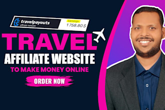 build travel affiliate website