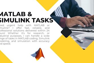do matlab programming and simulink tasks in 24 hours