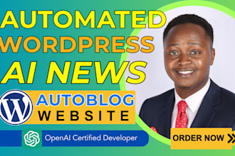 wixify create wordpress automated ai news website or autoblog