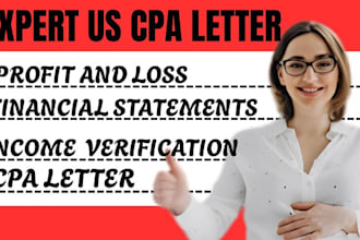 audit review financial statement cpa mortgage comfort letter income verification