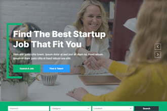 design recruitment website, job portal, job board recruitment agency website