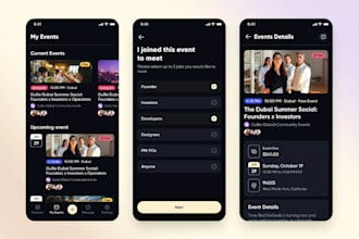 craft user friendly event booking app tailored to your needs