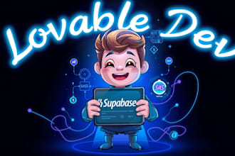 develop and fix lovable supabase ai web app for your saas using lovable dev