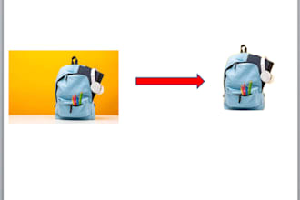 cut out images , remove background professionally