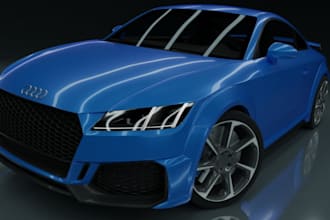 formulate 3d vehicle ready for fivem, 3d car modeling, blender car design, vfx