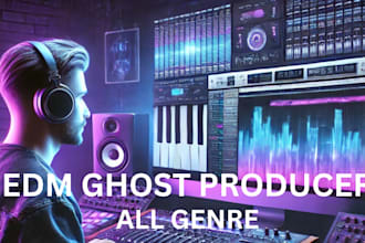be your UK male edm ghost producer in every music genre