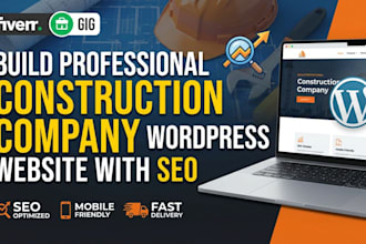 design wordpress website for plumbing roofing hvac contractor