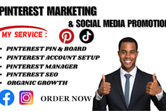 create pinterest pins boards as social media marketing manager for fast growth