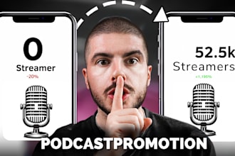 do spotify promotion to 900k USA, UK lovers, apple music, podcast promotion