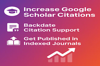 increase google scholar citation backdate citation and publish on index journal