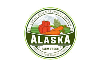 design inspirational alaskan organic farmers logo