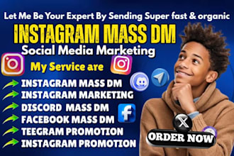 do instagram mass dm telegram mass dm facebook mass dm discord dms promotion