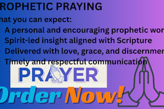 give you a prophetic word of encouragement and direction
