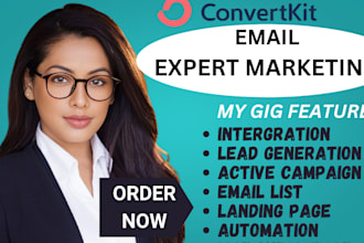 build your activecampaign, mailchimp email marketing and  a verified email list