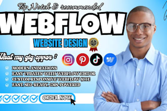 build a responsive webflow website or convert figma to webflow