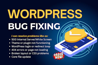 securely fix wordpress bugs, plugin conflicts and theme errors fast