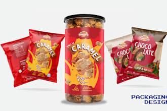 create custom packaging design for your product, box or label