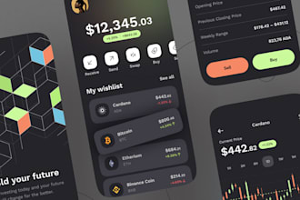 build crypto wallet app, fintech app, blockchain, trading app, wallet app