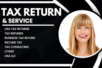 prepare and efile US tax returns personal and business 1040, 1120 and 1065