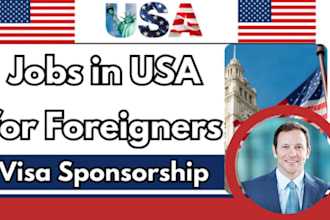 help land a high paying job in usa, do job search,  application, get work visa