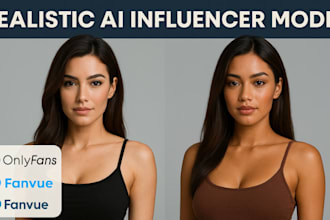 do realistic ai influencer model for instagram fanvue ai onlyfans flux ai