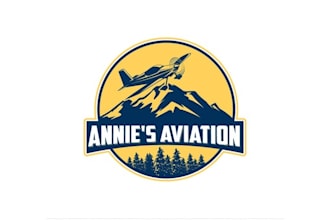 design consulting aesthetics aviation company logo