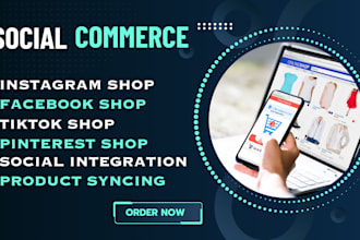 set up tiktok, instagram, and facebook shops for ecommerce success