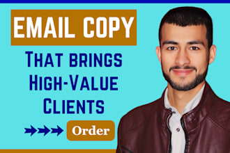 copywrite impactful email copy and cold email sequences that drive conversion