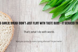 write catchy product descriptions and ad copy that sell