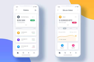 build crypto wallet app, blockchain app,trust wallet app,crypto exchange website