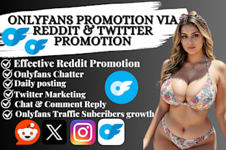 onlyfans promotion onlyfans traffic chatter management fanvue promotion twitter