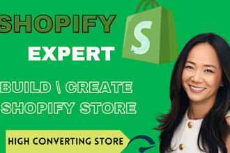 build shopify store shopify website design and redesign dropshipping store