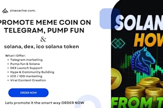 hit 69k mc, memecoin pump fun promotion, run telegram ads, raise 500k investors