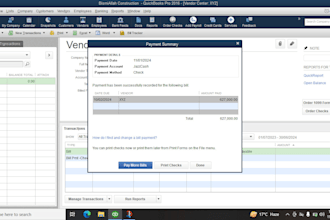 do setup, regular bookkeeping in quickbooks online, desktop