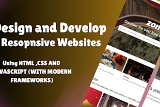 design and develop a clean static website with HTML, CSS, and bootstrap