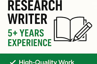 write  research articles,summaries, proposals nd synopsis 2 to 10 pages