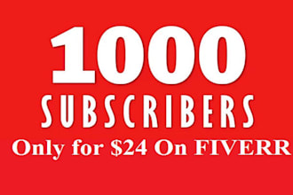 do add 1000 youtube subscriber, views watch time for monetization