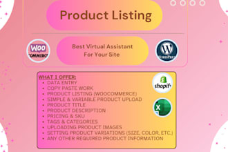upload or list products to your woocommerce wordpress store