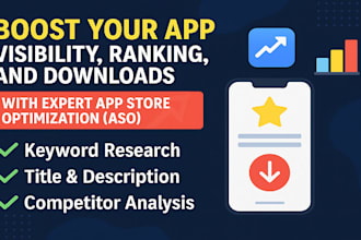 boost your app visibility, ranking, downloads with best aso