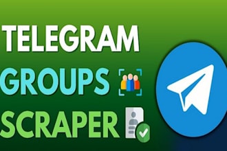 do telegram scrapping, targeted dms, active users telgram channel promotion