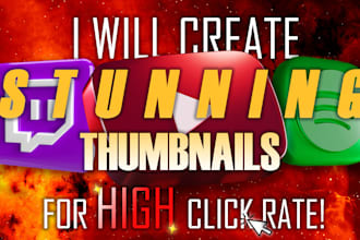 create stunning thumbnails for high click rate