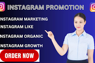 do instagram promotion fast organic growth to increase followers and engagement