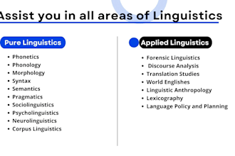 assist you in all areas of linguistics