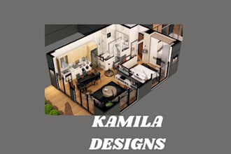 create edit 2d and 3d architectural floor plan house plan blueprint design